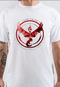 Team Valor Half Sleeve White T-Shirt Hoodie, Sweatshirt | CoreVibeTees.com