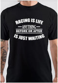 Racing Is Life Half Sleeve Black T-Shirt Hoodie, Sweatshirt | CoreVibeTees.com