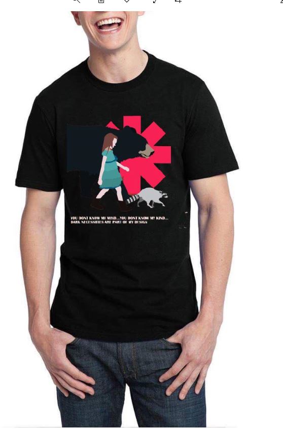 Red Hot Chili Peppers Half Sleeve Black T-Shirt Style001 Hoodie, Sweatshirt | CoreVibeTees.com