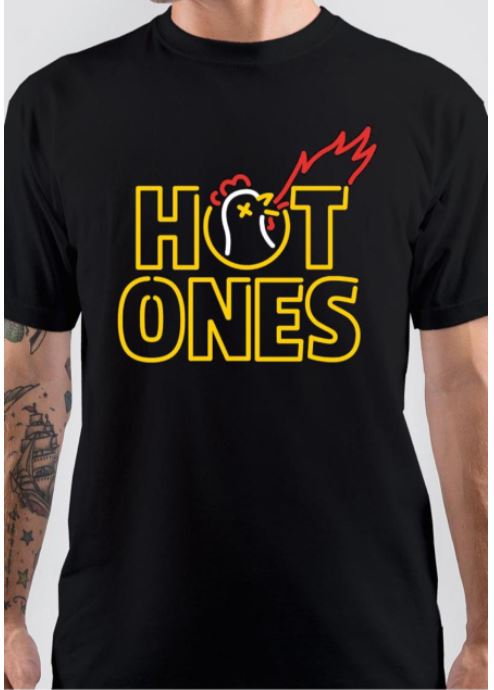 Hot Ones Black T-Shirt Hoodie, Sweatshirt | CoreVibeTees.com