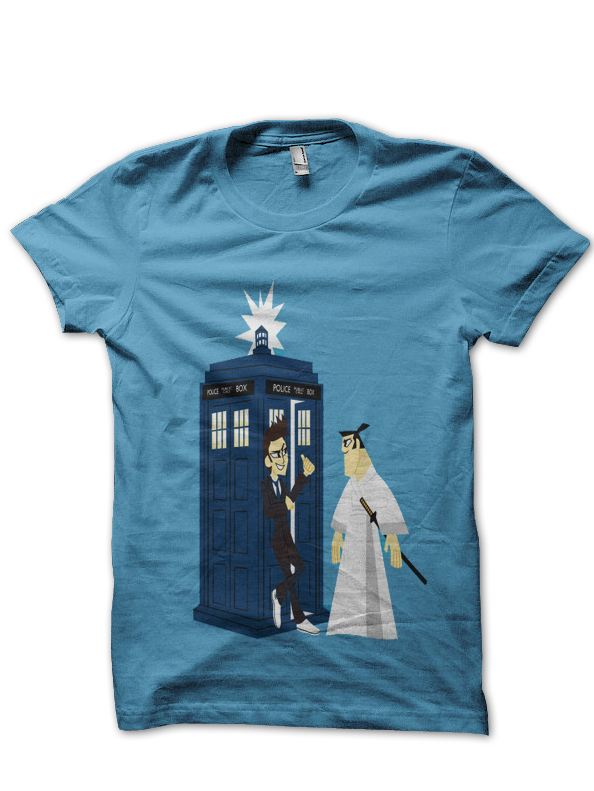 Samurai Jack Light Blue Tee Hoodie, Sweatshirt | CoreVibeTees.com
