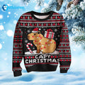 Capybara CapyChristmas Ugly Christmas Sweater