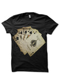 Playing Card Black Tee (Light Blue & Red Available) Hoodie, Sweatshirt | CoreVibeTees.com