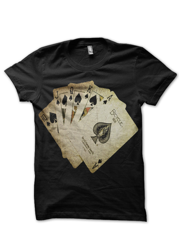 Playing Card Black Tee (Light Blue & Red Available) Hoodie, Sweatshirt | CoreVibeTees.com