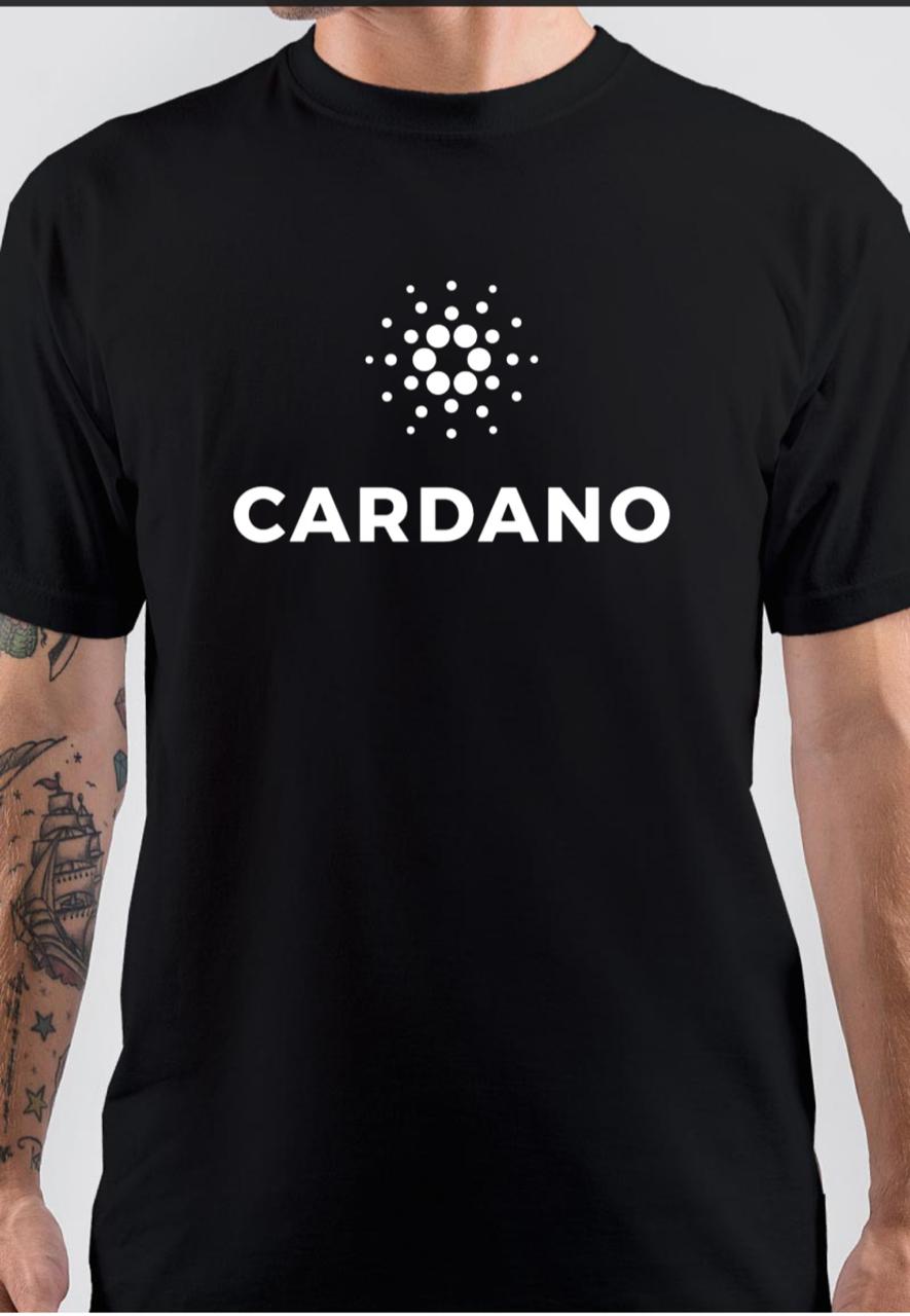 Cardano Logo Black T-Shirt Hoodie, Sweatshirt | CoreVibeTees.com
