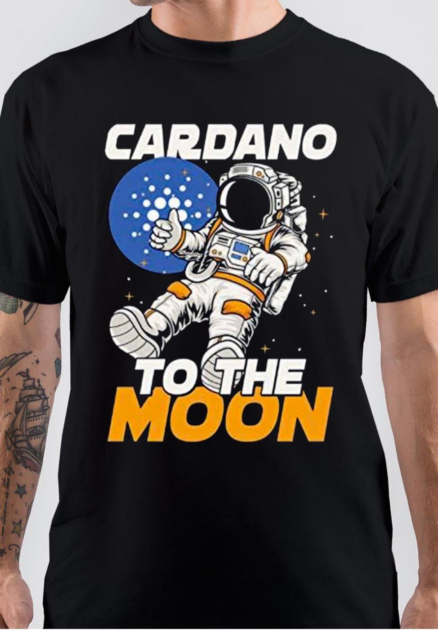 Cardano To The Moon T-Shirt Hoodie, Sweatshirt | CoreVibeTees.com