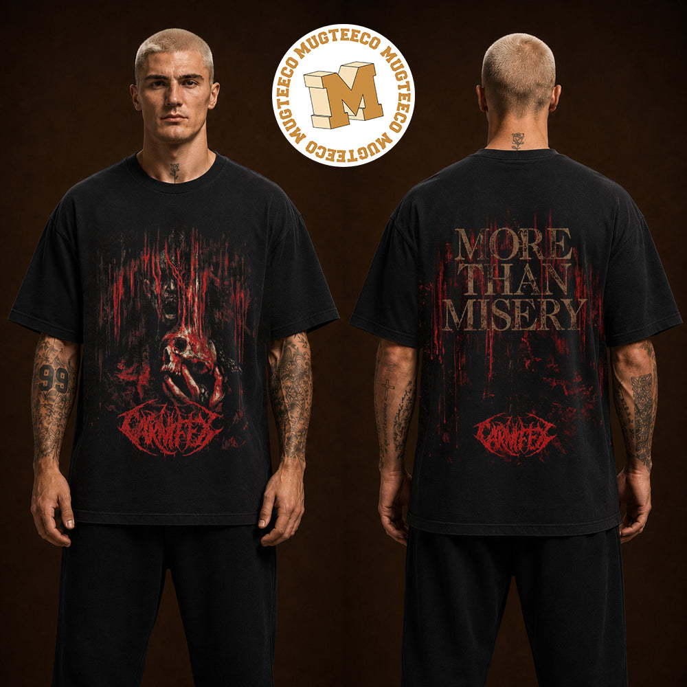 Carnifex More Than Misery Merch Tee Two Sided Unisex T Shirt