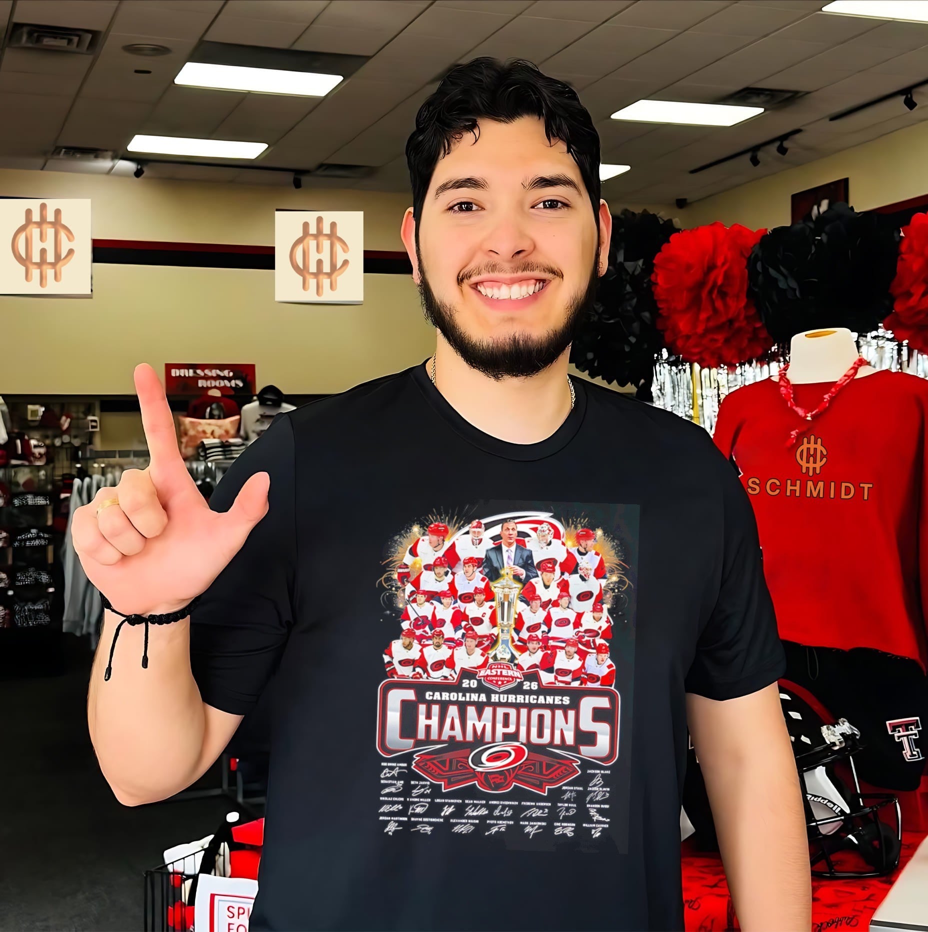 Carolina Hurricanes 2026 NHL Eastern Champions signature shirt