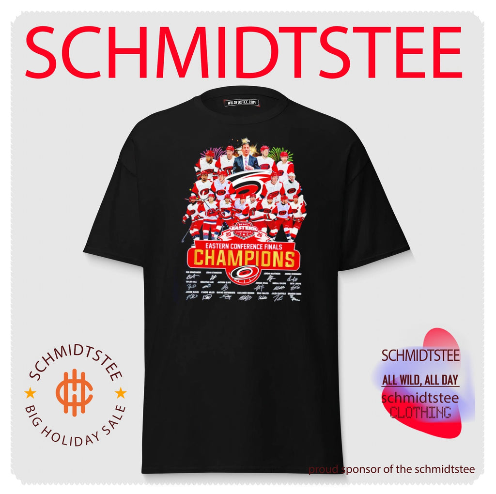 Carolina Hurricanes Eastern Conference Champions 2026 signatures shirt