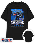 Carolina Panthers 2025 NFC North Division Champions skyline mascot shirt