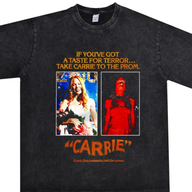 Carrie Unisex T-Shirt, Horror Fan Graphic Tee, Gift For Her, Gift for Him, Movie Nostalgia Clothing, Holiday Gift, Movie Fan Gift