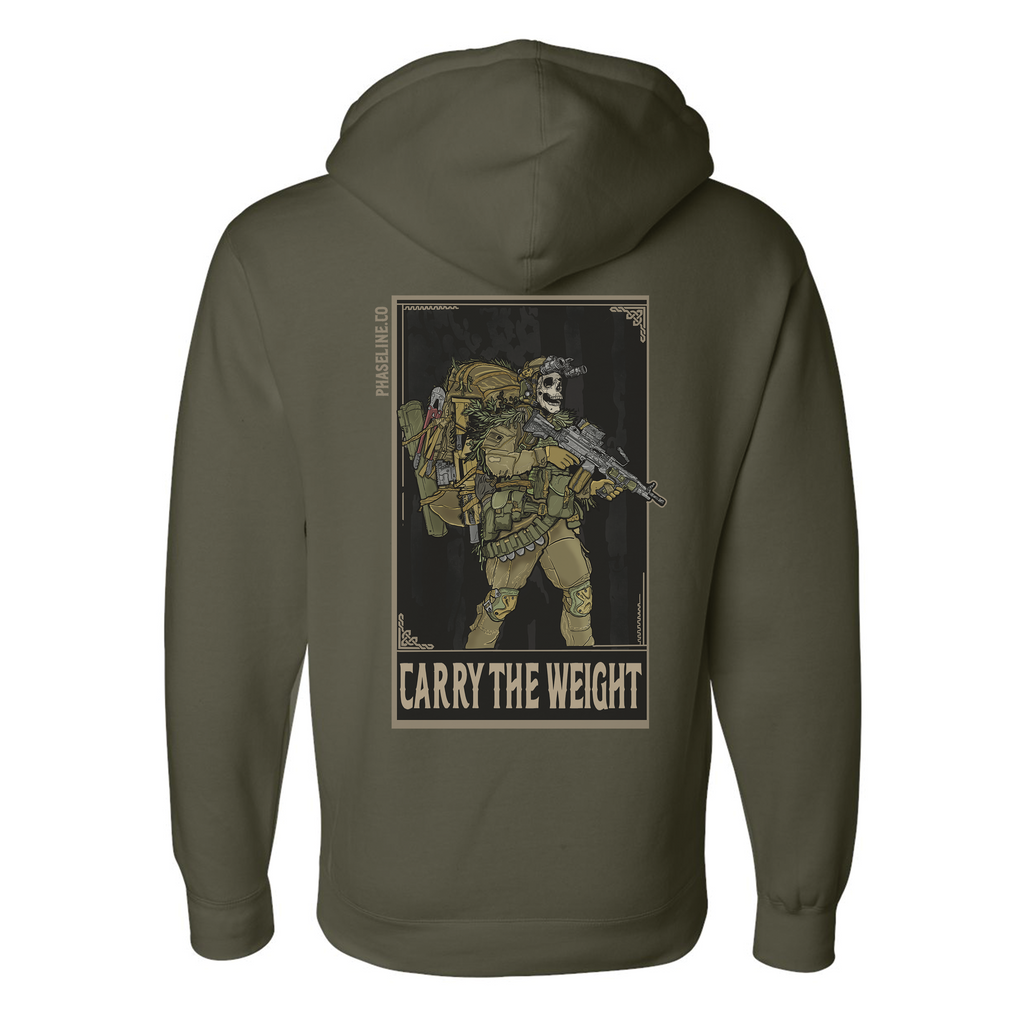 Carry The Weight Hoodie T-Shirts, Sweatshirt | CoreVibeTees.com (Image 1)