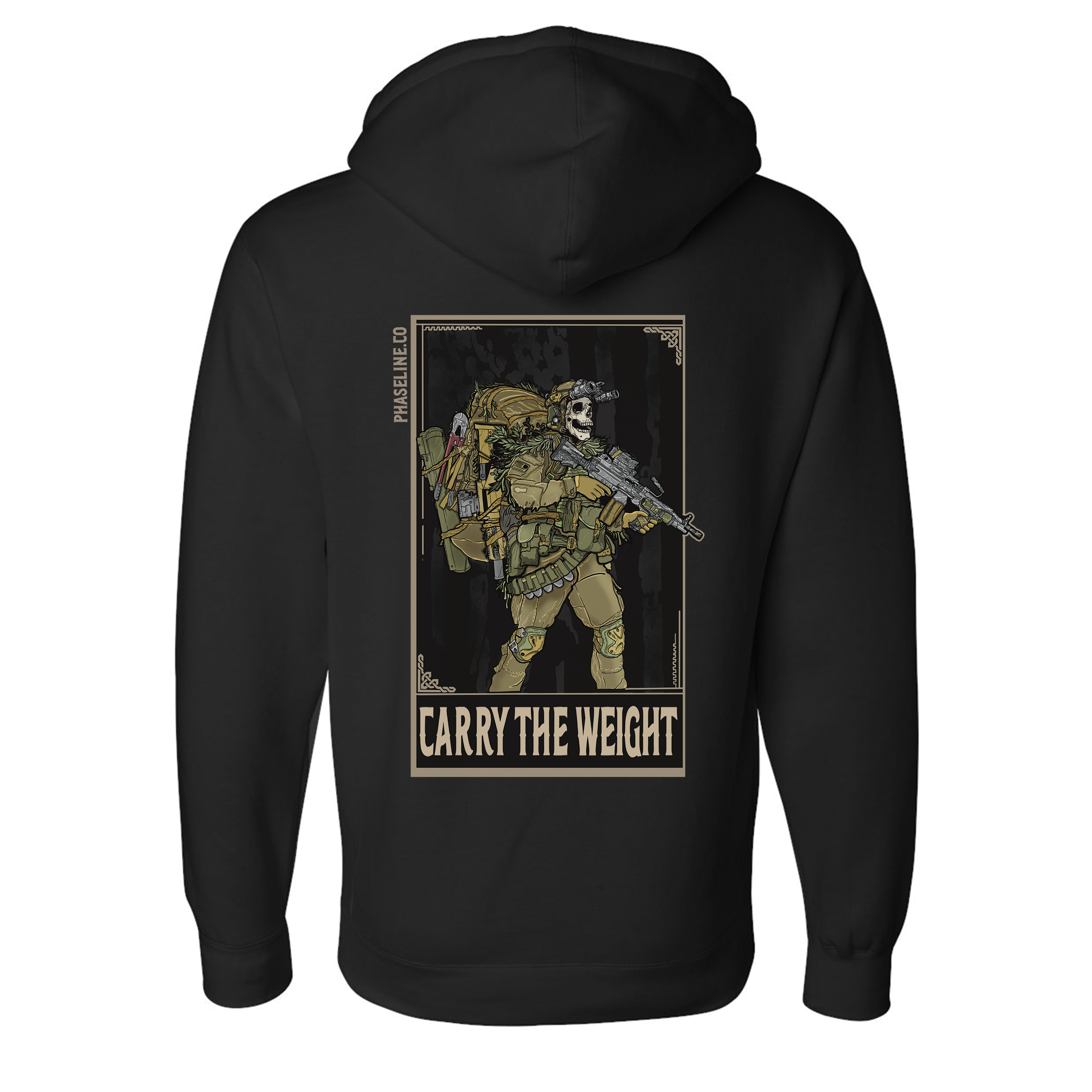 Carry The Weight Hoodie T-Shirts, Sweatshirt | CoreVibeTees.com (Image 2)