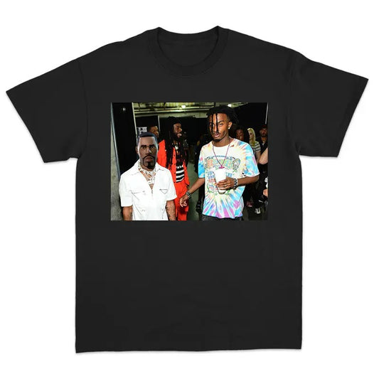 Carti x F0rtnite T-shirt  Graphic Tee Shirt Vintage Oversized Cotton Short Sleeve Streetwear Casual Trend shirt Gift For Fans