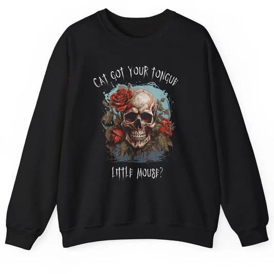 Cat Got Your Tongue Little Mouse Sweatshirt, H D Carlton Hoodie, Hunting Adeline Merch, Zade Meadows, Smutty Books Unisex Soft Comfort Crewneck Pullover Long Sleeves Graphic Fabric Sweater