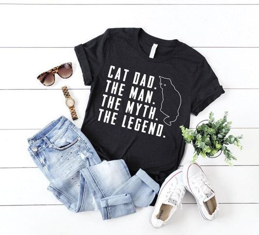 Cat Dad / Cat Dad Shirt / Funny Cat Shirt / Cat Dad Clothing / Cat Dad Gift / Cat Dad Gifts / Cat Owner Gifts / Mens Cat Shirt / Cat Lover TK43GN