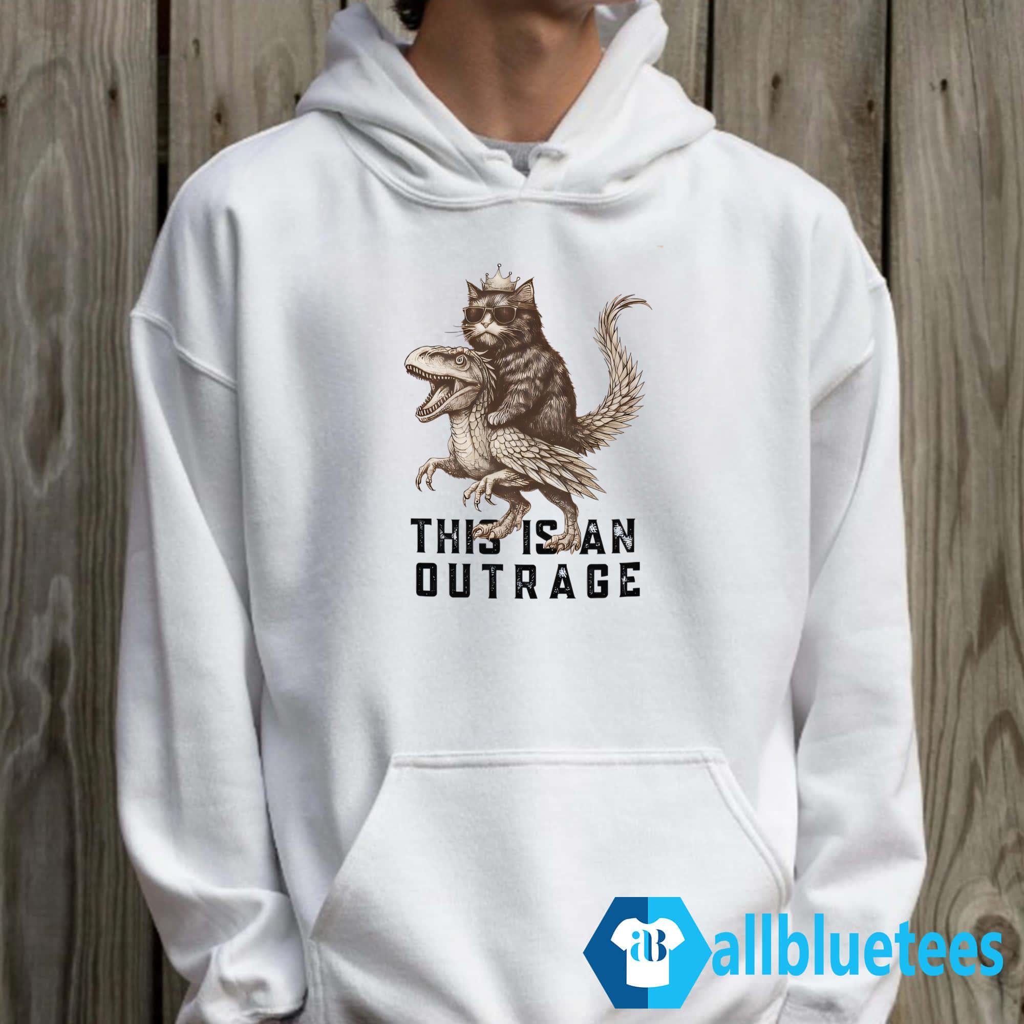 Cat This Is An Outrage Shirt