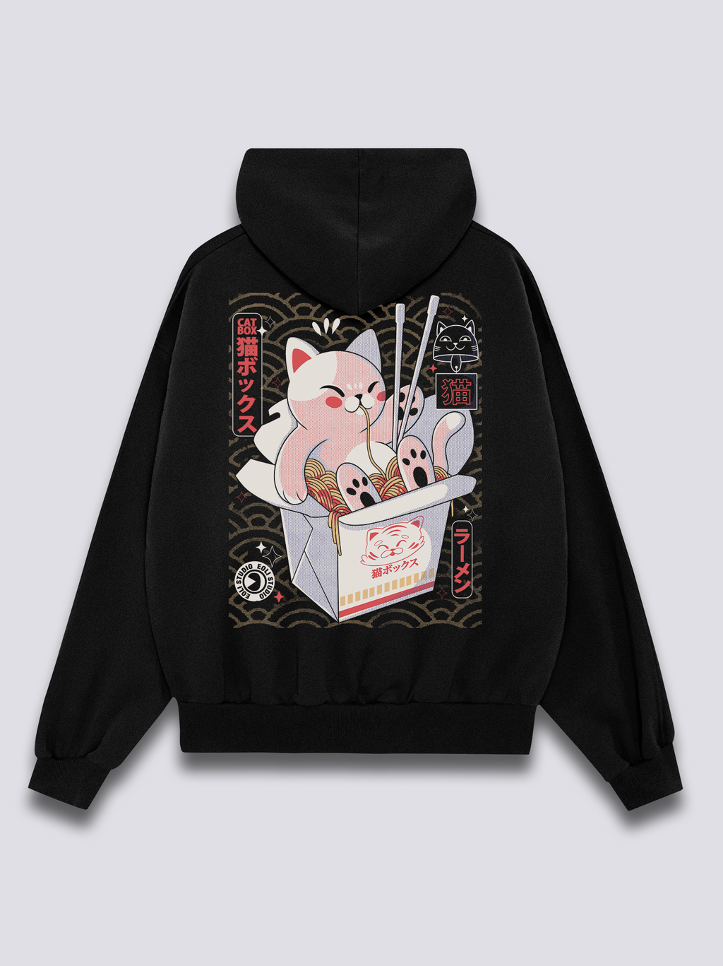 Cat Box Hoodie T-Shirts, Sweatshirt | CoreVibeTees.com (Image 3)