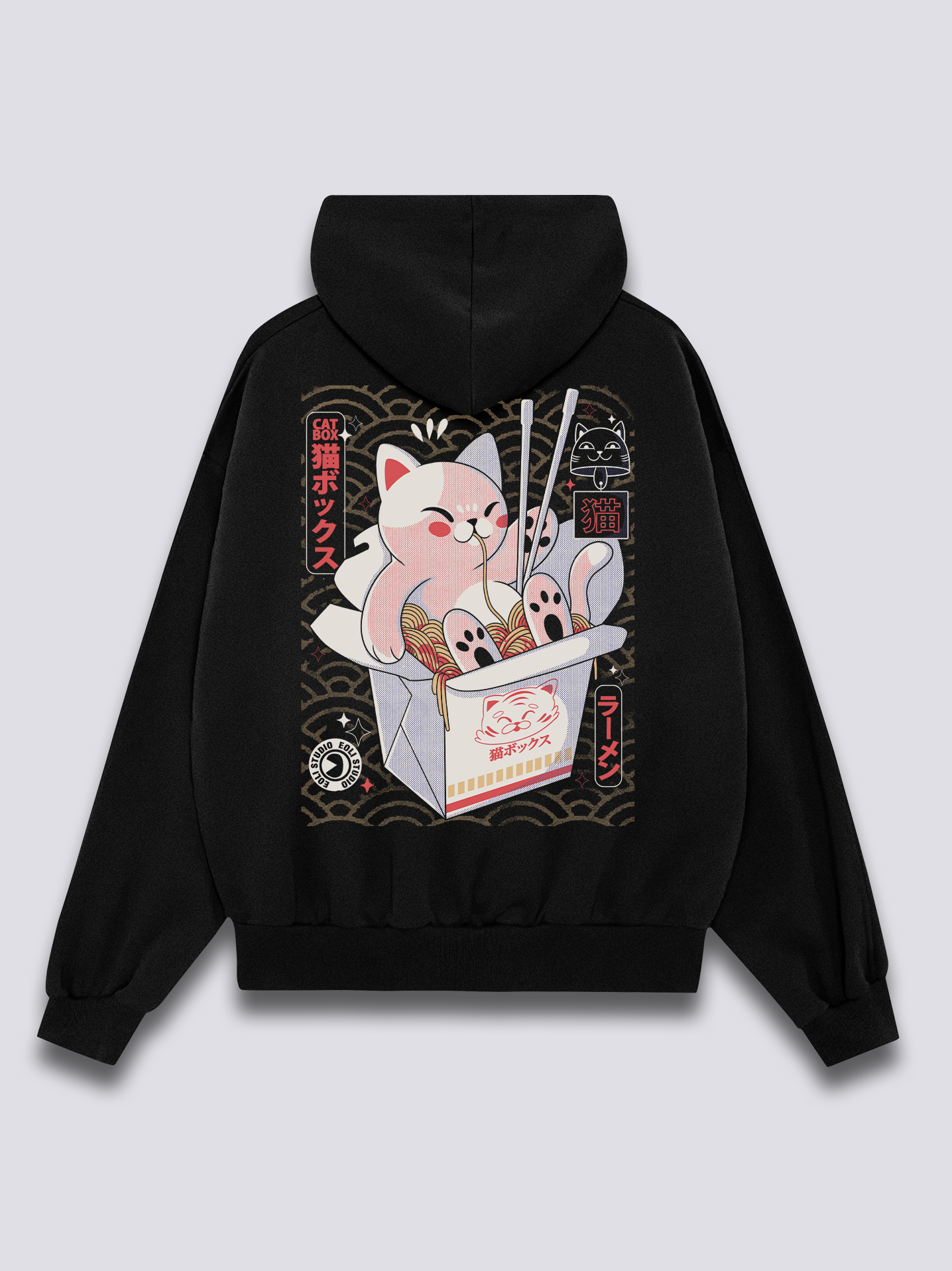 Cat Box Hoodie T-Shirts, Sweatshirt | CoreVibeTees.com (Image 3)