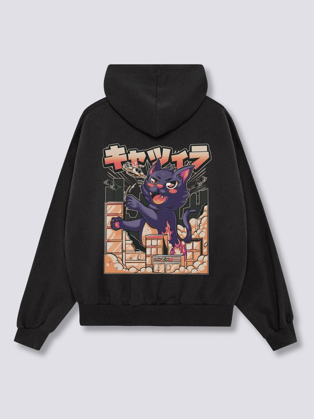 Catzilla Hoodie T-Shirts, Sweatshirt | CoreVibeTees.com (Image 1)