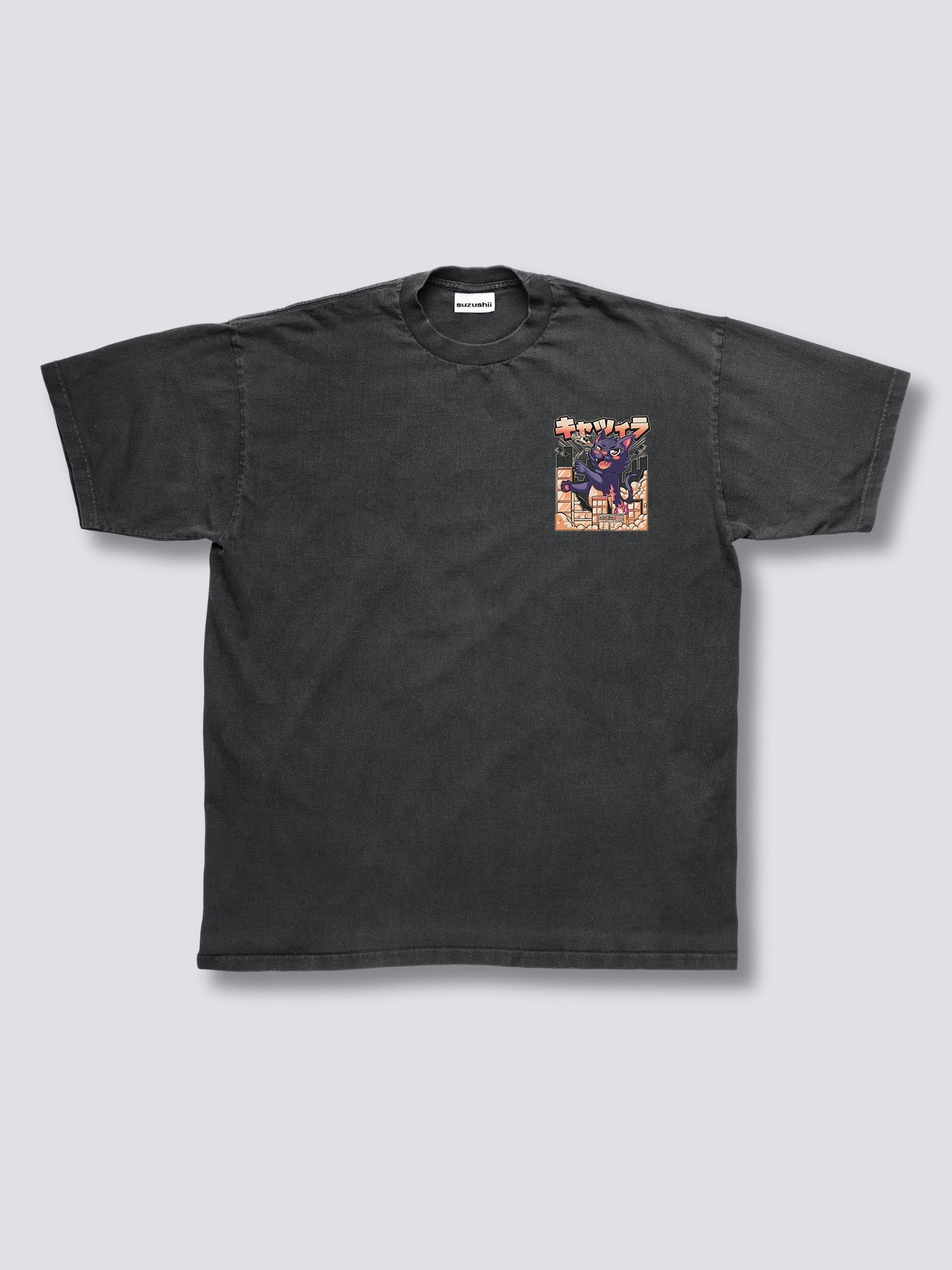 Catzilla Vintage T-Shirt Hoodie, Sweatshirt | CoreVibeTees.com (Image 2)