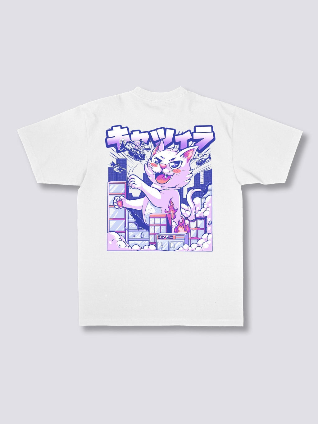 Catzilla T-Shirt Hoodie, Sweatshirt | CoreVibeTees.com (Image 3)