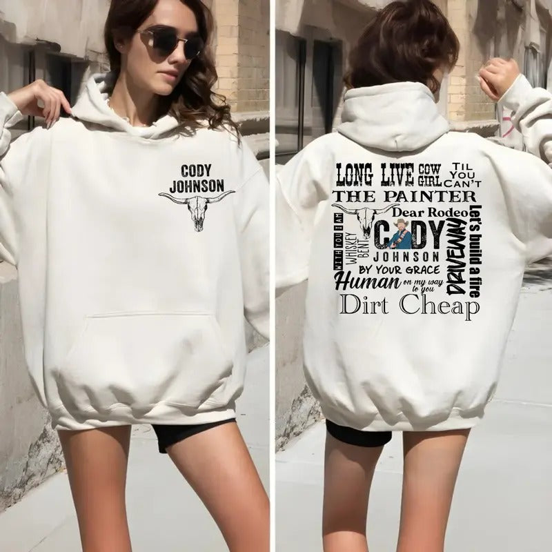 Ccojo Vintage 2 Sides Shirt, Concert Outfit For Fans, Tour Music Merch, Country Music Lover Gifts, Unisex Sweater Pullover Tee