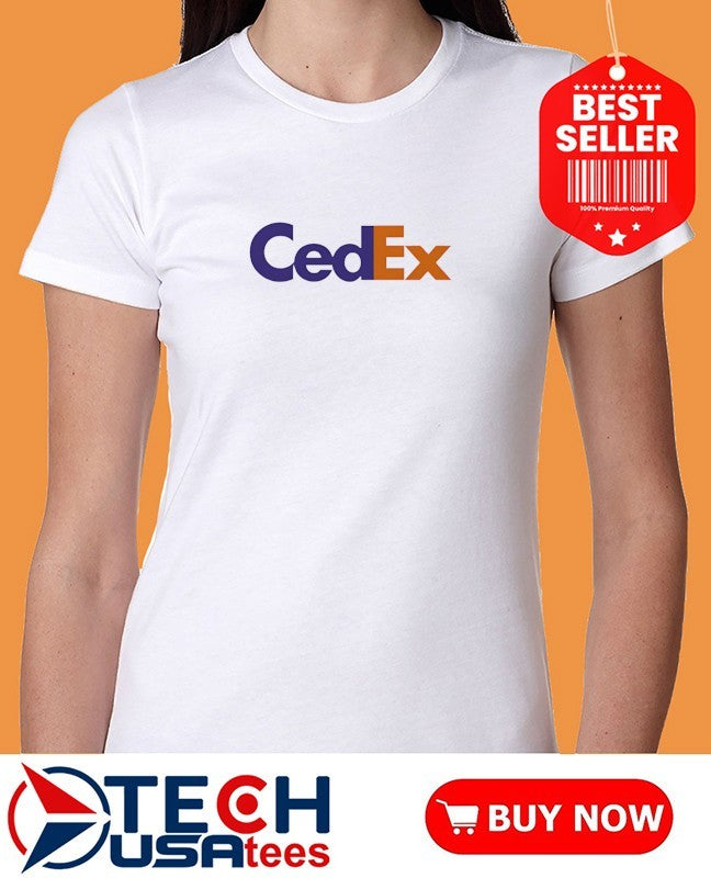 Cedex Fedex logo parody shirt