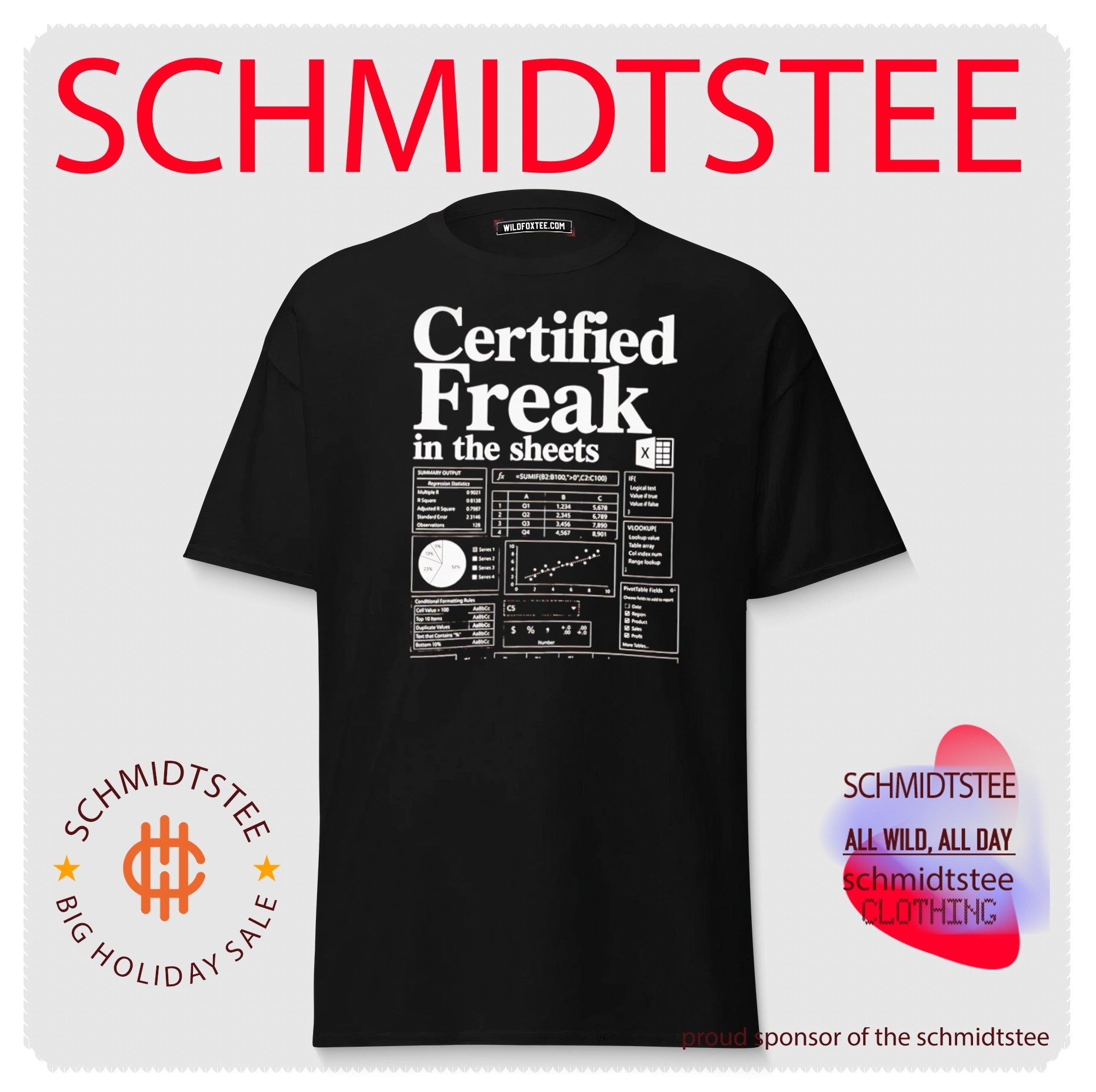 Certified Freak in the sheets shirt