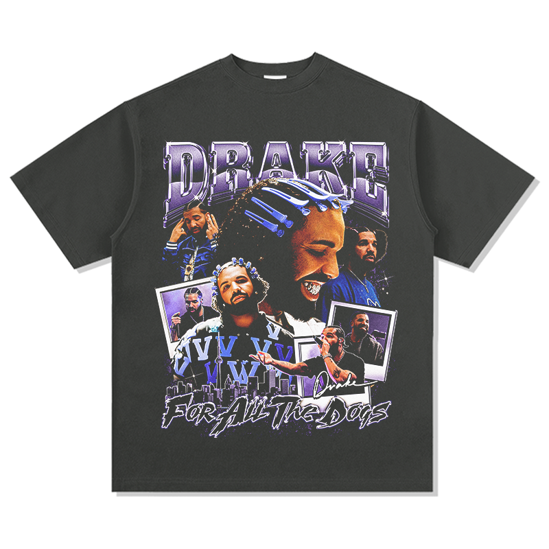 For All The Dogs By Drake Signature Tee Hoodie, Sweatshirt | CoreVibeTees.com (Image 2)