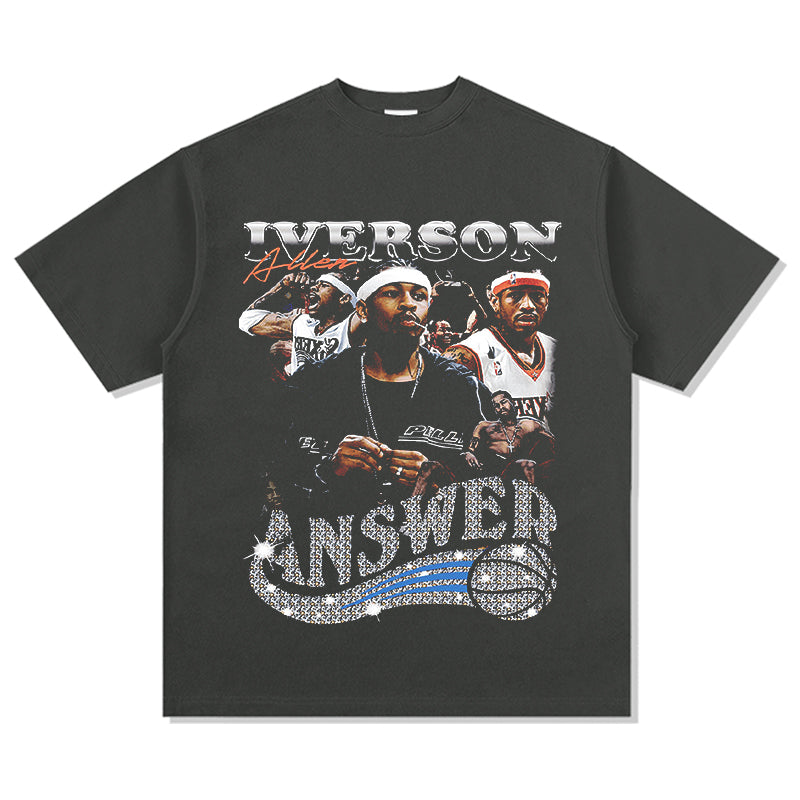 Allen Iverson TEE NBA Style001 Hoodie, Sweatshirt | CoreVibeTees.com (Image 2)