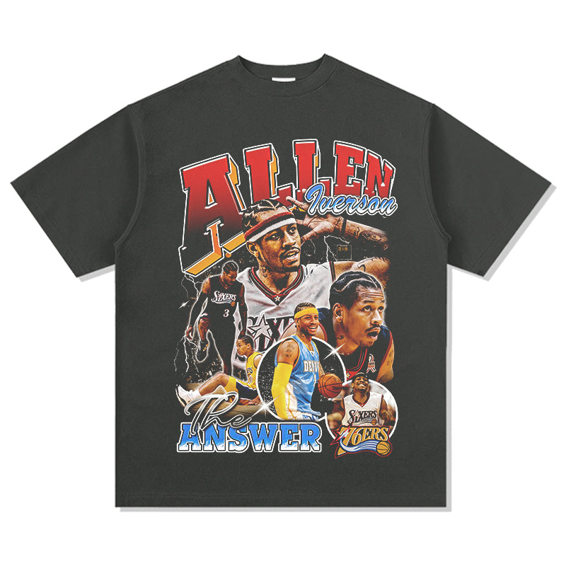 Allen Iverson TEE NBA Style002 Hoodie, Sweatshirt | CoreVibeTees.com (Image 2)