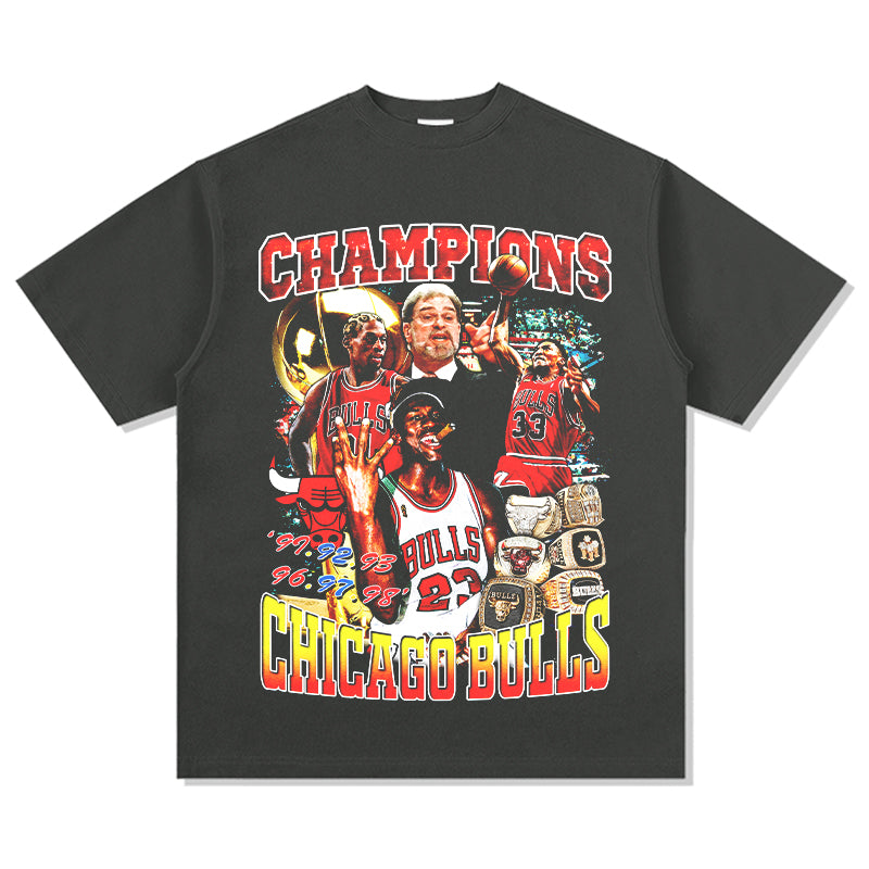 Champions Chicago Bulls TEE NBA Hoodie, Sweatshirt | CoreVibeTees.com (Image 2)