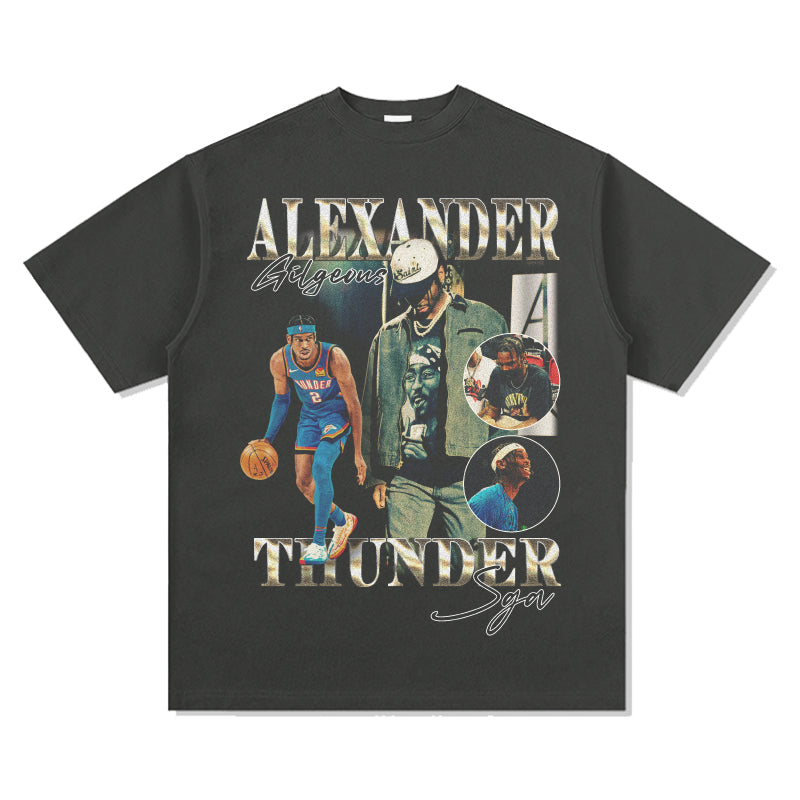 Shai Gilgeous Alexander TEE NBA Hoodie, Sweatshirt | CoreVibeTees.com (Image 2)