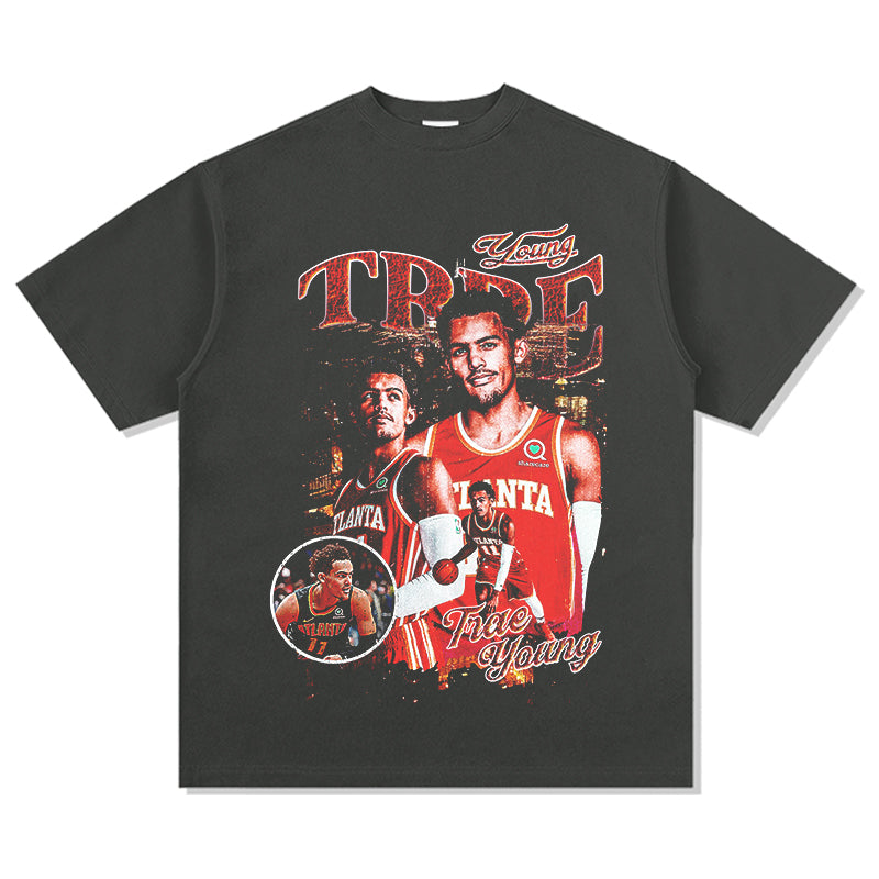 Trae Young TEE NBA Style001 Hoodie, Sweatshirt | CoreVibeTees.com (Image 2)
