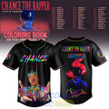Chance The Rapper Coloring Book 10 Year Anniversary Tour Baseball Jersey
