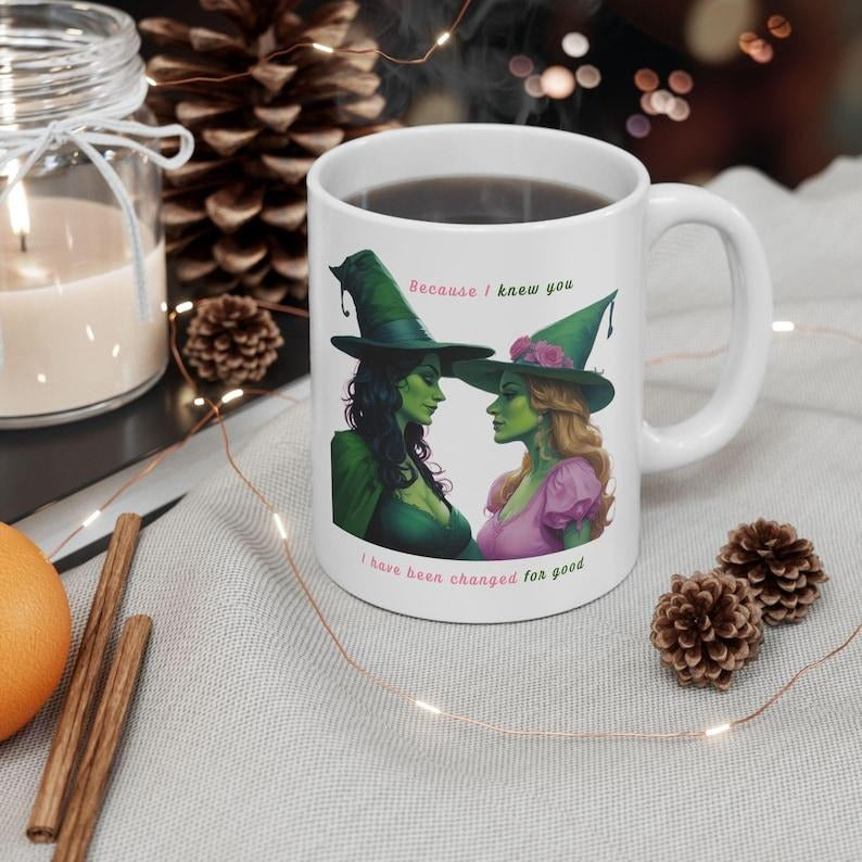 Changed for Good Wicked Mug, Wicked Fan Art Mug, Fan Fiction, Wicked Fan Gift, Wizard of Oz Mug, Cute Mug Gift, Holiday Gift Idea