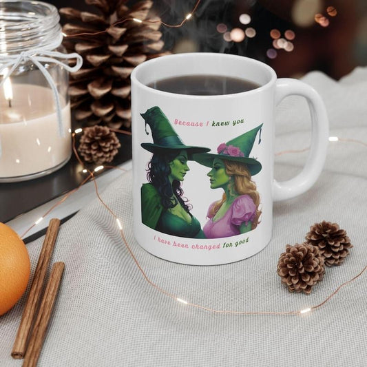 Changed for Good Wicked Mug, Wicked Fan Art Mug, Fan Fiction, Wicked Fan Gift, Wizard of Oz Mug, Cute Mug Gift, Holiday Gift Idea