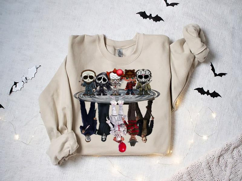 Characters Friends SweatShirt, Halloween Movie T-shirt, Friends Halloween Tee, Movie Characters Sweatshirt, Halloween Shirt