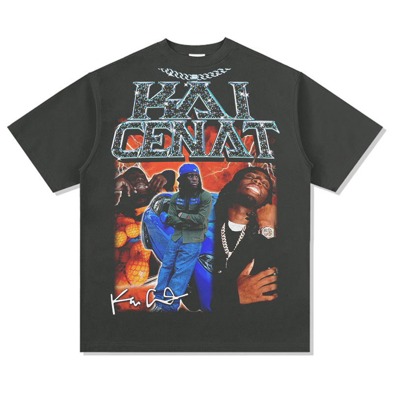 Kai Cenat signature Tee Hoodie, Sweatshirt | CoreVibeTees.com (Image 2)