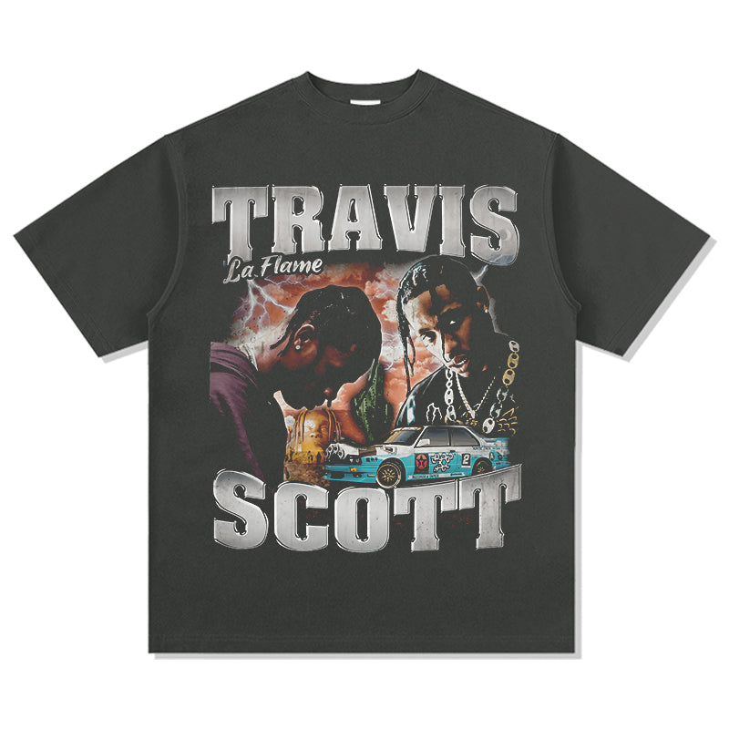 La Flame By Travis Scott TEE Hoodie, Sweatshirt | CoreVibeTees.com (Image 2)