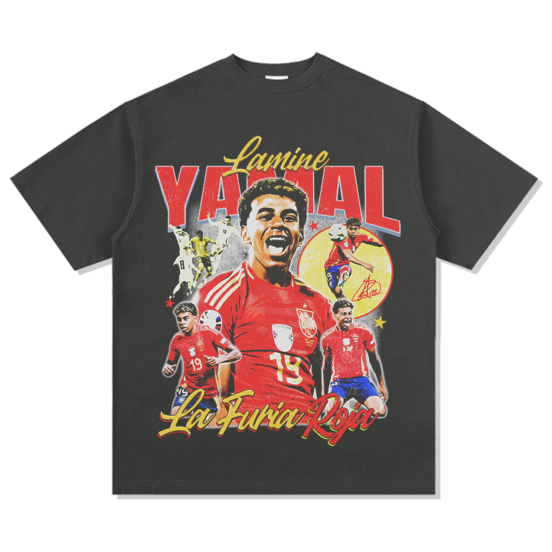 Lamine Yamal "La Furia Roja"TEE Hoodie, Sweatshirt | CoreVibeTees.com (Image 2)