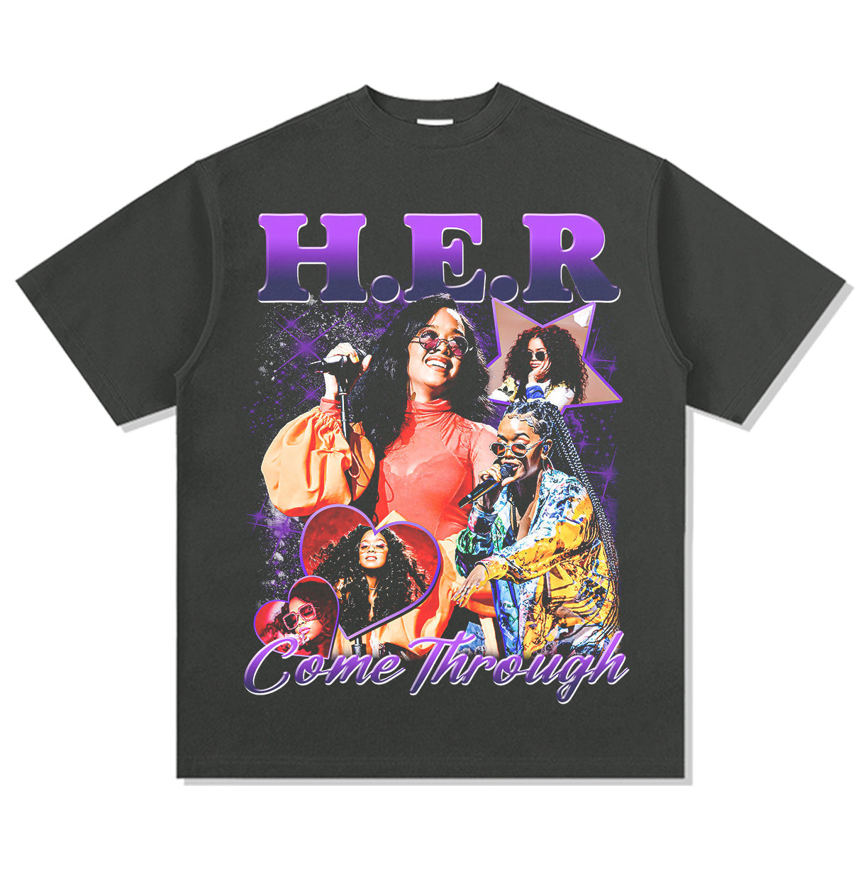 Come Through By H.e.r TEE Hoodie, Sweatshirt | CoreVibeTees.com (Image 2)