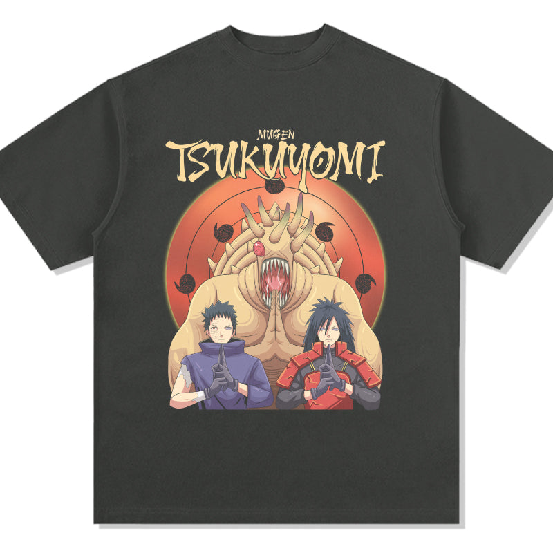 Mugen Tsukuyomi Obito and Madara "Anime" TEE Hoodie, Sweatshirt | CoreVibeTees.com (Image 2)