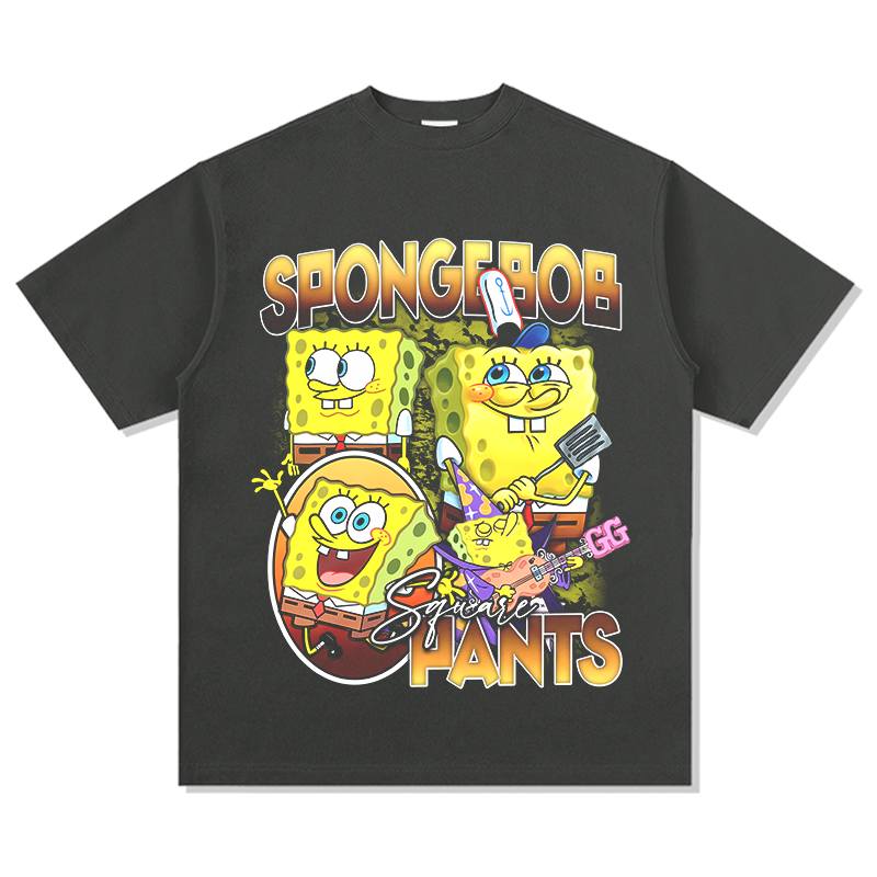 SpongeBob "Anime" TEE Hoodie, Sweatshirt | CoreVibeTees.com (Image 2)