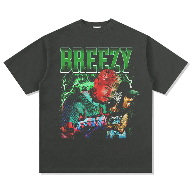 BREEZY By Chris Brown TEE Hoodie, Sweatshirt | CoreVibeTees.com (Image 2)