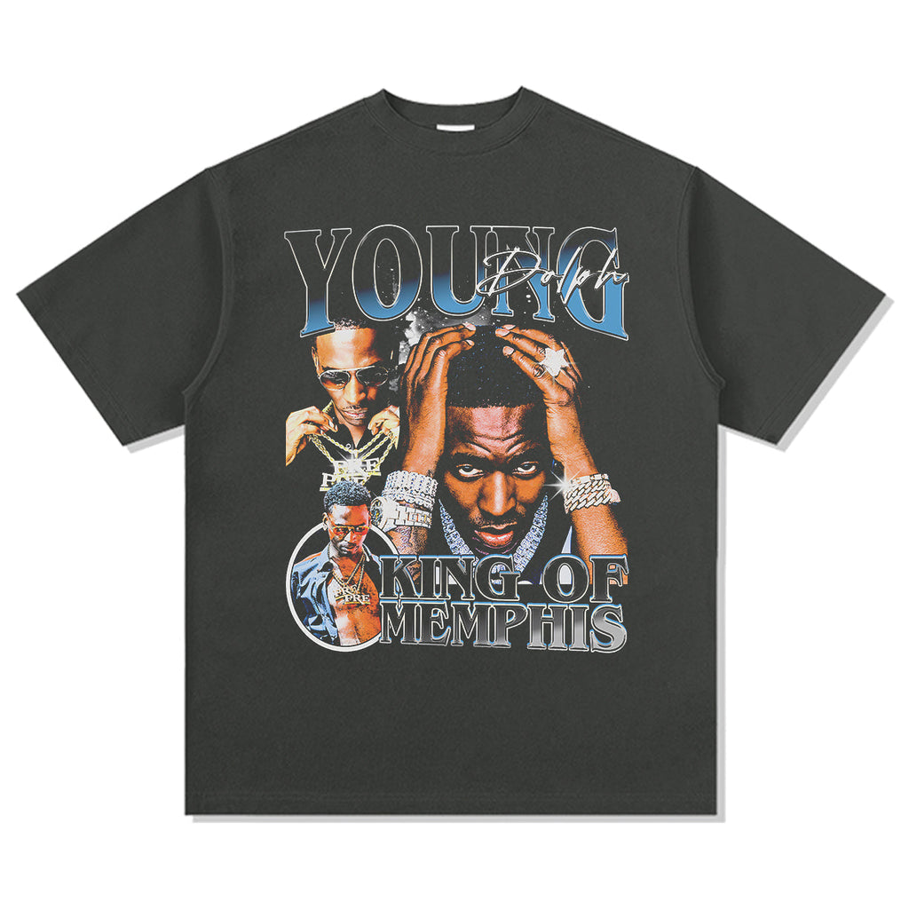 King Of Memphis By Young Dolph Tee Hoodie, Sweatshirt | CoreVibeTees.com (Image 2)