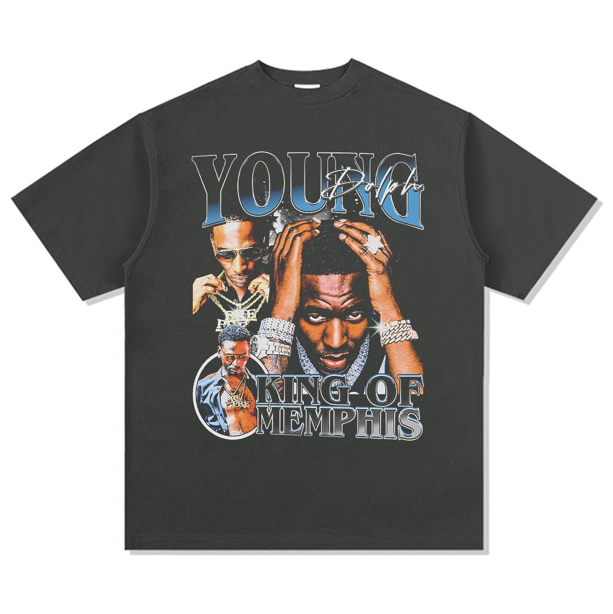 King Of Memphis By Young Dolph Tee Hoodie, Sweatshirt | CoreVibeTees.com (Image 2)