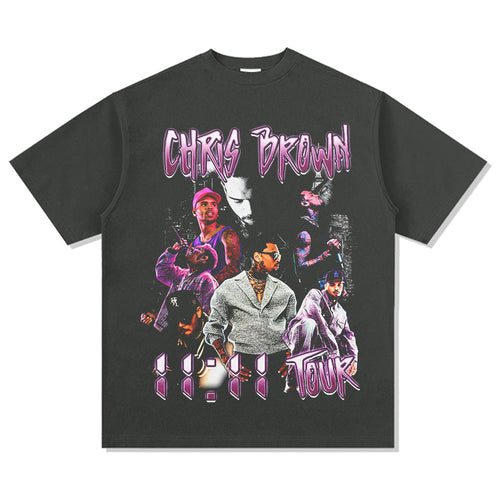 11:11 TOUR By chris brown TEE Hoodie, Sweatshirt | CoreVibeTees.com (Image 2)