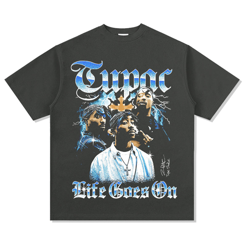 Life Goes On By Tupac Shakur Signature TEE Hoodie, Sweatshirt | CoreVibeTees.com (Image 2)